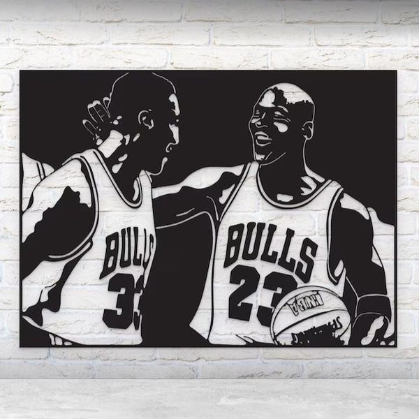 Legends in Steel – Jordan & Pippen